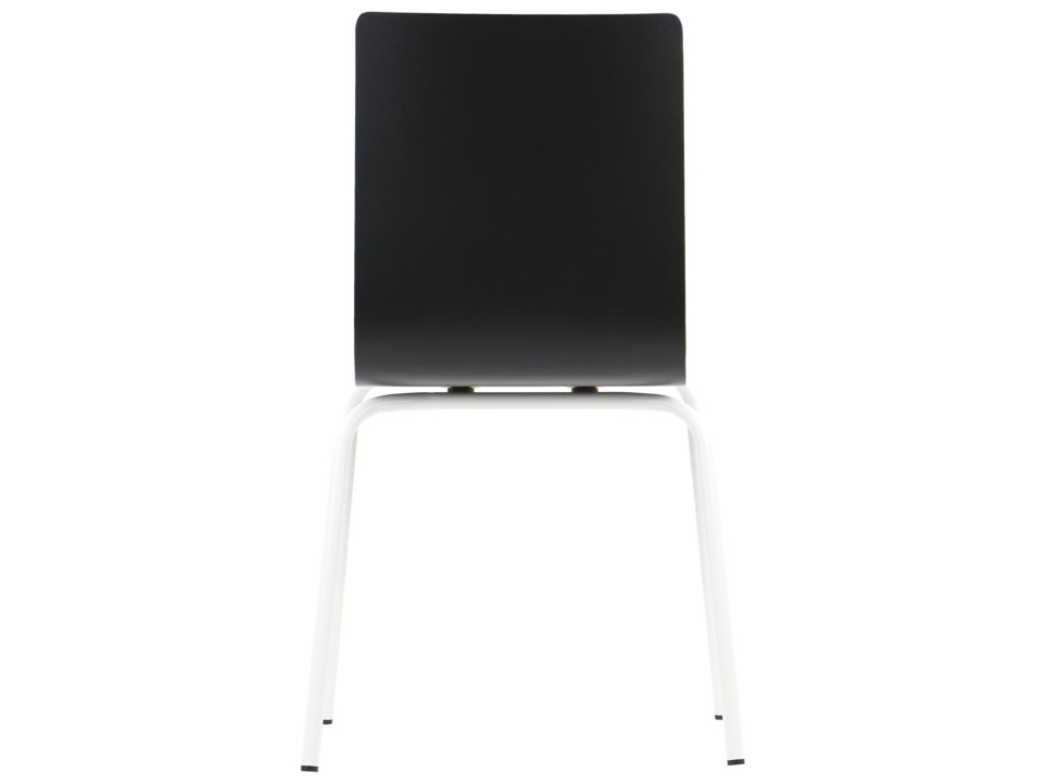 Krzesło  WERDI B biały/czarny Stema