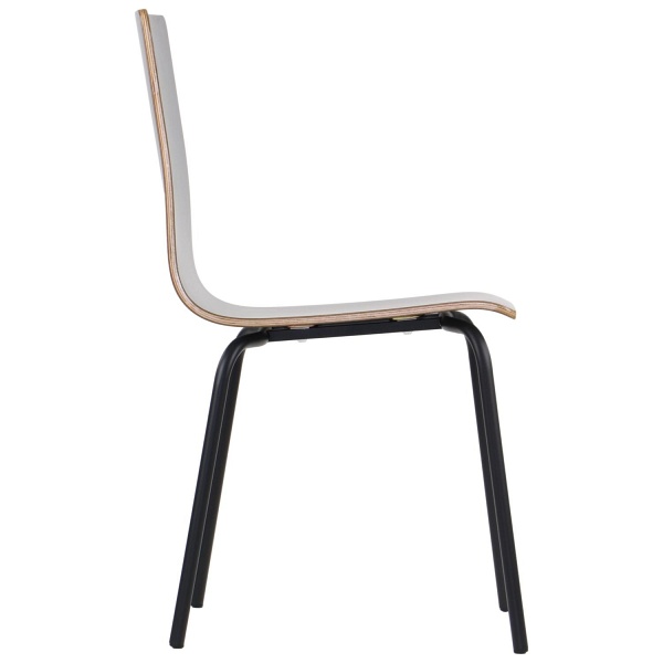 Krzesło  WERDI B czarny/szary Stema