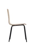 Krzesło  WERDI B czarny/naturalny Stema
