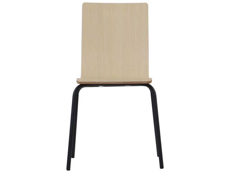 Krzesło  WERDI B czarny/naturalny Stema