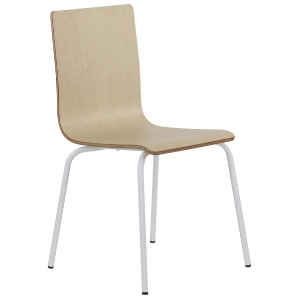 Krzesło  WERDI B biały/naturalny Stema