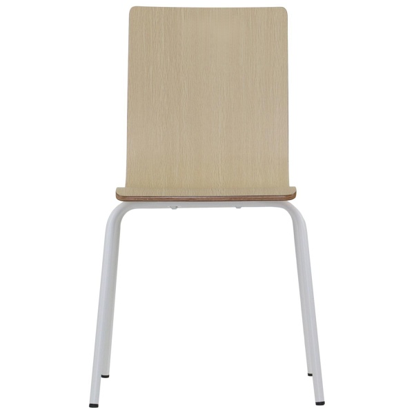 Krzesło  WERDI B biały/naturalny Stema