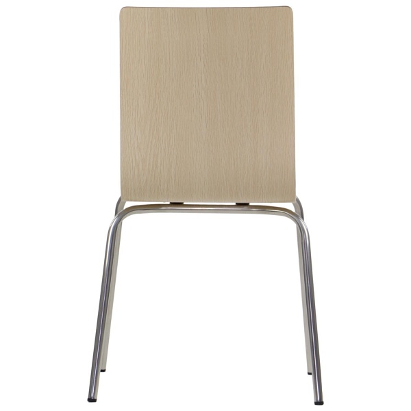 Krzesło  WERDI B stal nierdzewna/naturalny Stema