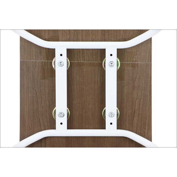 Krzesło  WERDI B biały/ciemny orzech Stema