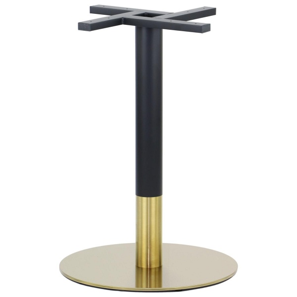 Podstawa stolika ze stali nierdzewnej SH-3001-6/GB złoto/czarny Stema