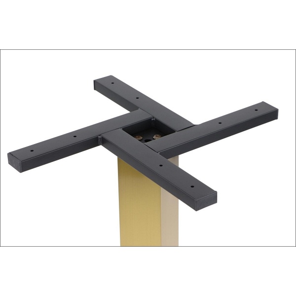 Podstawa stolika ze stali nierdzewnej SH-3002-6/G złoto Stema