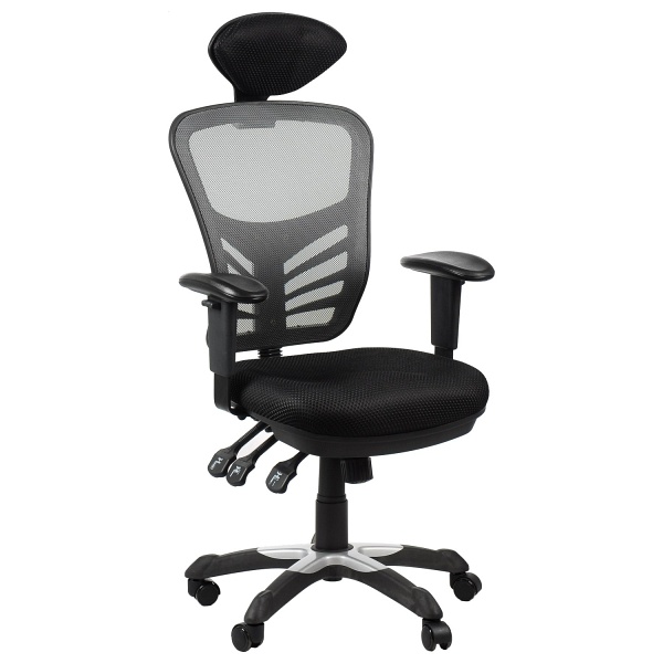 Fotel biurowy HG-0001H szary Stema