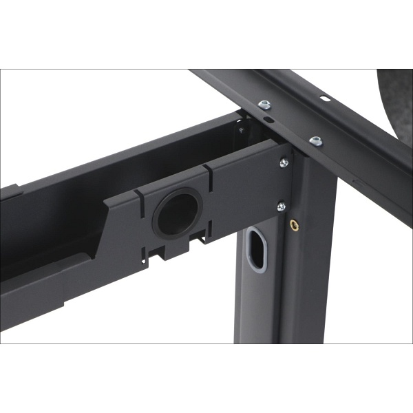 Stelaż metalowy stołu (biurka) z rozsuwaną belką STT-01, kolor czarny - Stema