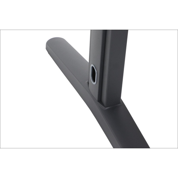 Stelaż metalowy stołu (biurka) z rozsuwaną belką STT-01, kolor czarny - Stema