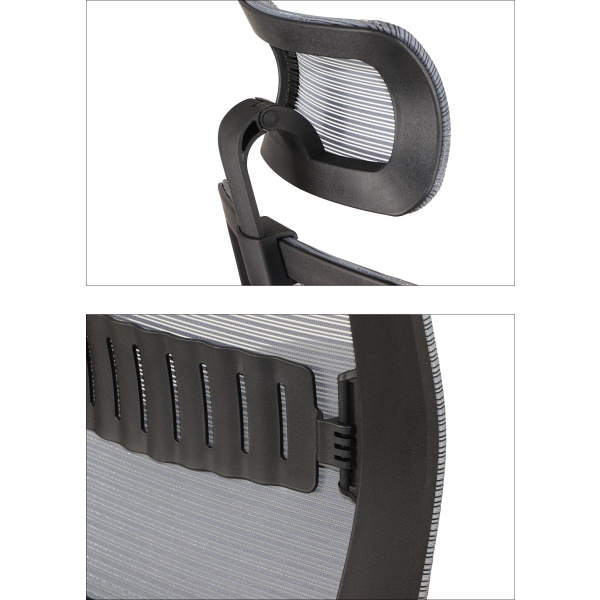 Krzesło obrotowe CUTLER szary Stema