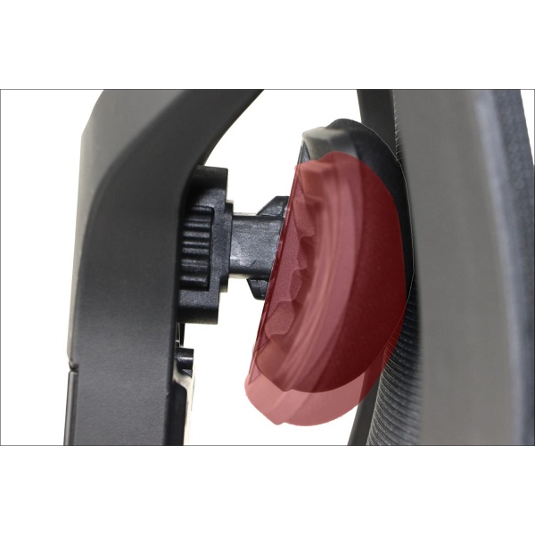 Krzesło obrotowe CURTIZ czarny podstawa chromowana Stema