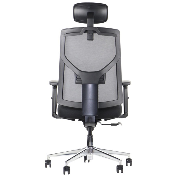 Krzesło obrotowe CURTIZ czarny podstawa chromowana Stema