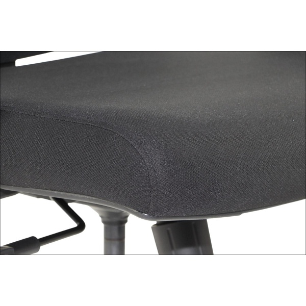 Krzesło obrotowe CURTIZ czarny podstawa chromowana Stema