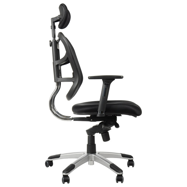 Fotel HN-5018 czarny z wysuwem siedziska - Stema