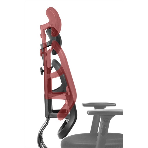 Fotel HN-5018 czarny z wysuwem siedziska - Stema