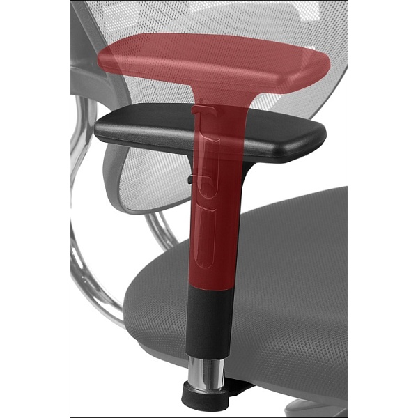 Fotel HN-5018 czarny z wysuwem siedziska - Stema