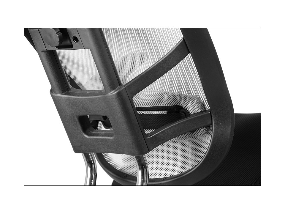 Fotel HN-5018 czarny z wysuwem siedziska - Stema