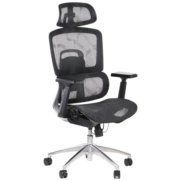 Fotel ErgoNew A1 siedzisko siatkowe Stema