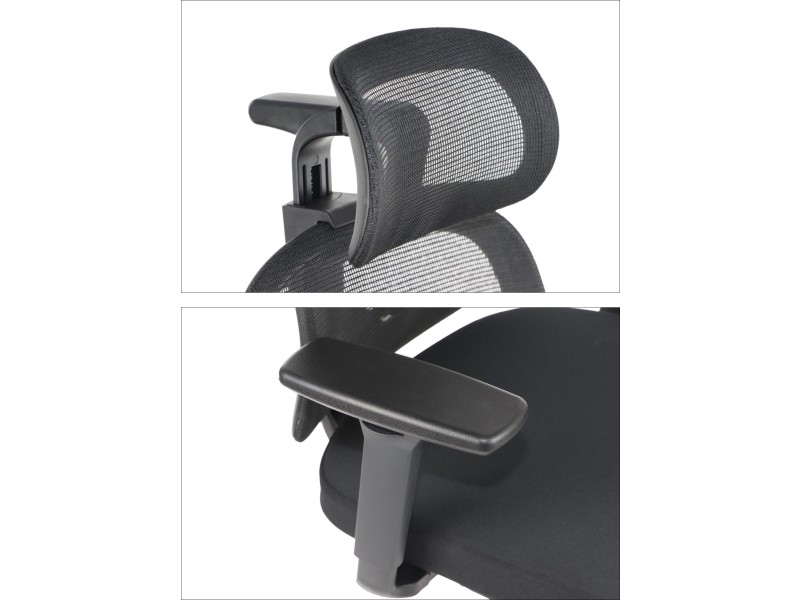 Krzesło obrotowe LARCK czarny Stema