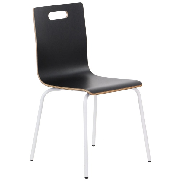 Krzesło  WERDI A biały/czarny Stema
