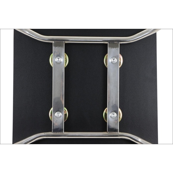 Krzesło  WERDI A stal nierdzewna/czarny Stema