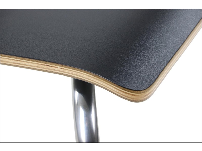 Krzesło  WERDI A stal nierdzewna/czarny Stema