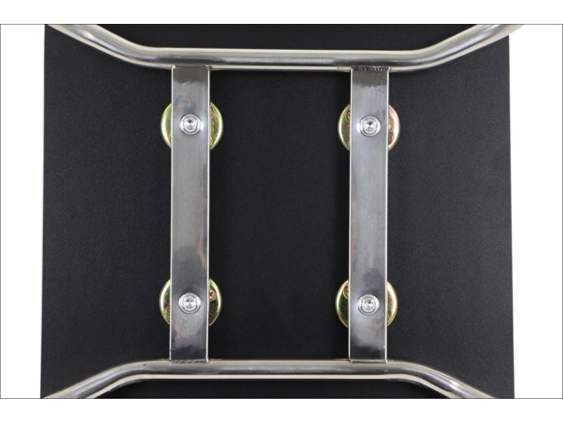 Krzesło  WERDI A stal nierdzewna/czarny Stema