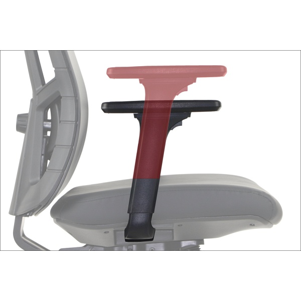 Krzesło obrotowe AKCENT PU czarny podstawa chromowana Stema