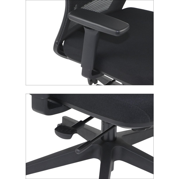 Krzesło obrotowe CUTLER(2) czarny Stema