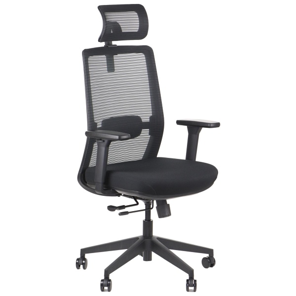 Krzesło obrotowe CUTLER(2) czarny Stema