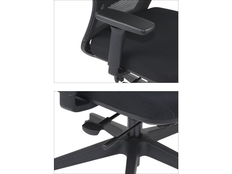 Krzesło obrotowe CUTLER(2) czarny Stema