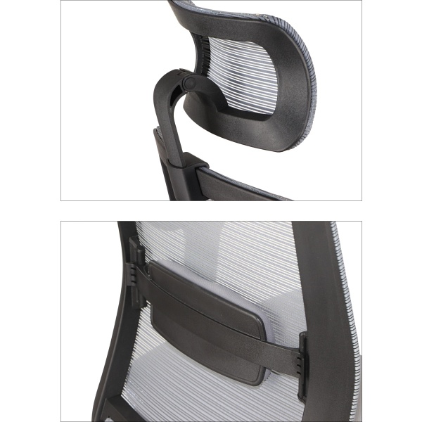 Krzesło obrotowe CUTLER(2) szary Stema