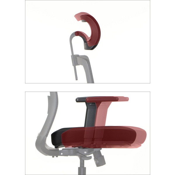 Krzesło obrotowe CUTLER(2) szary Stema