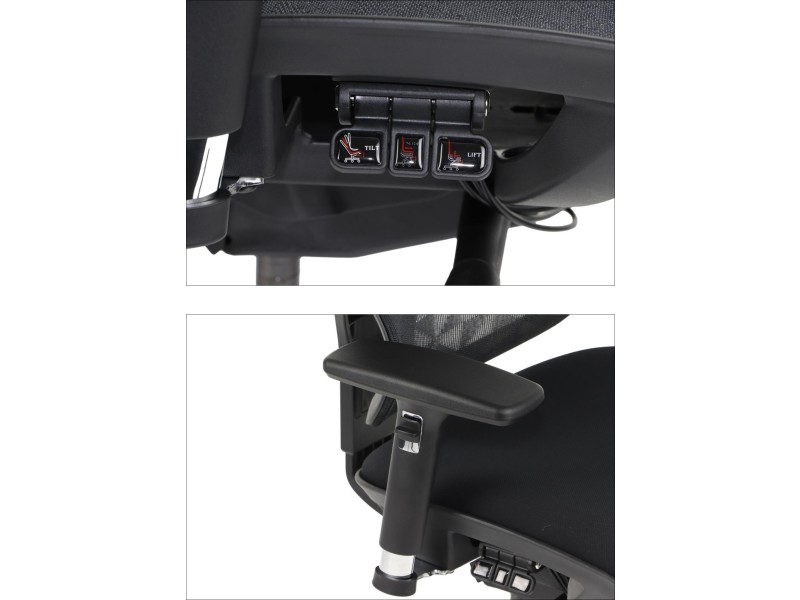 Fotel ErgoNew S1A(2) siedzisko tkaninowe Stema