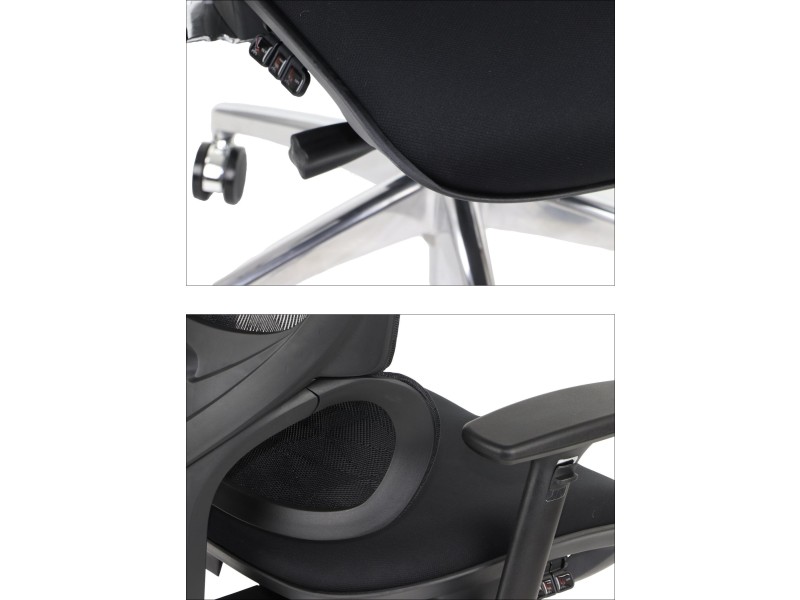 Fotel ErgoNew S1A(2) siedzisko tkaninowe Stema