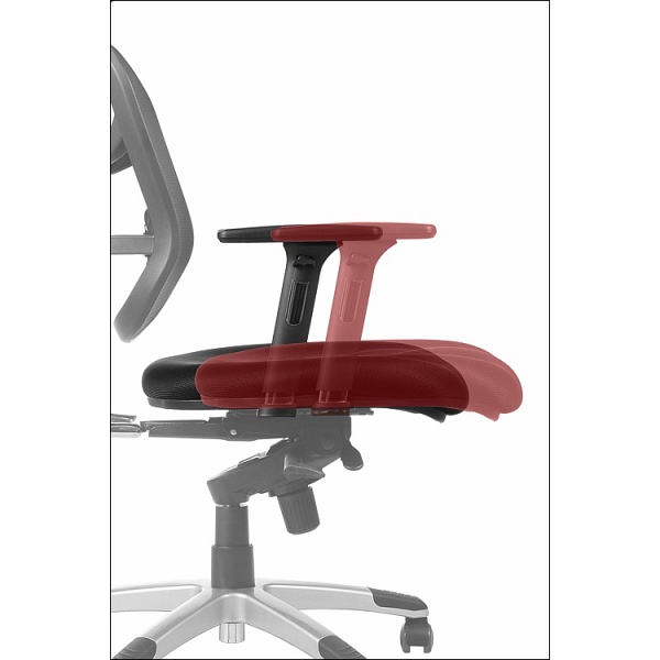 Fotel z wysuwem siedziska HN-5018 szary Stema