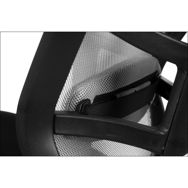 Fotel z wysuwem siedziska HN-5018 szary Stema