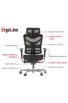 Fotel ErgoNew S7(2) siedzisko siatkowe Stema