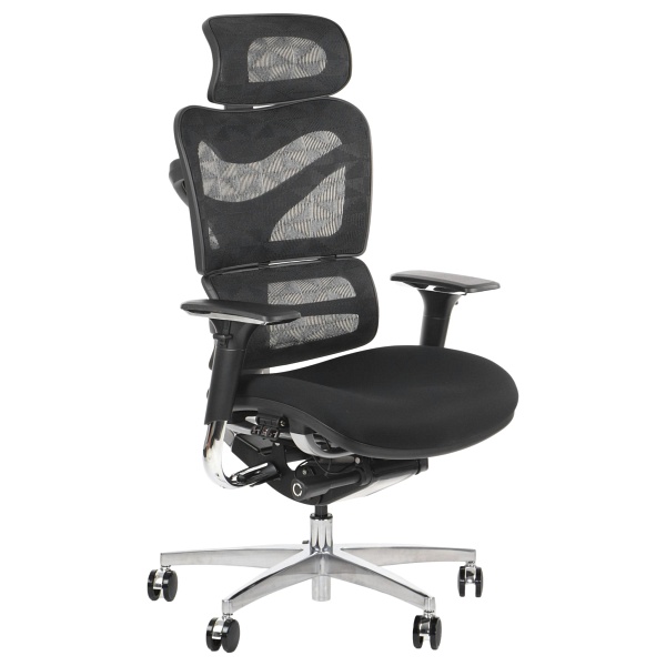 Fotel ErgoNew S7(2) siedzisko tkaninowe Stema