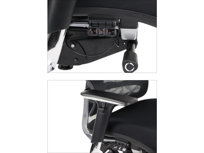 Fotel ErgoNew S7(2) siedzisko tkaninowe Stema