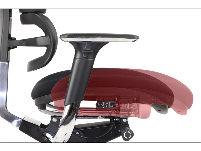 Fotel ErgoNew S7(2) siedzisko tkaninowe Stema