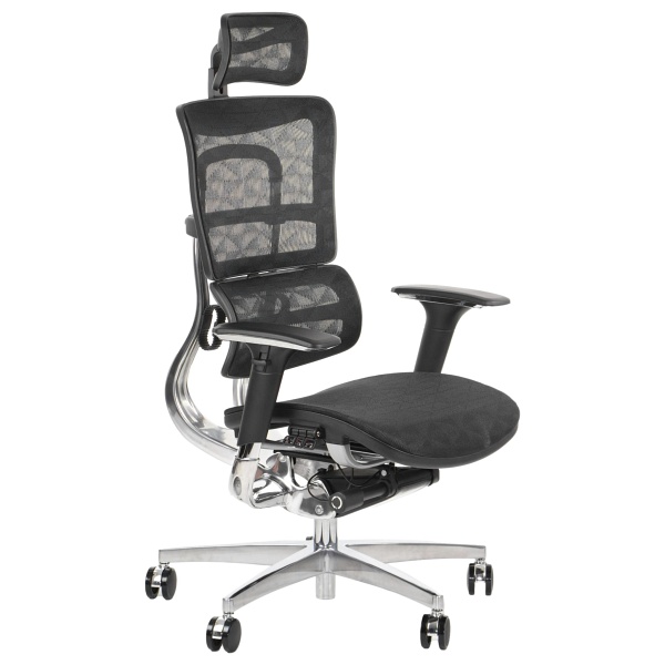 Fotel ErgoNew S8(2) siedzisko siatkowe Stema