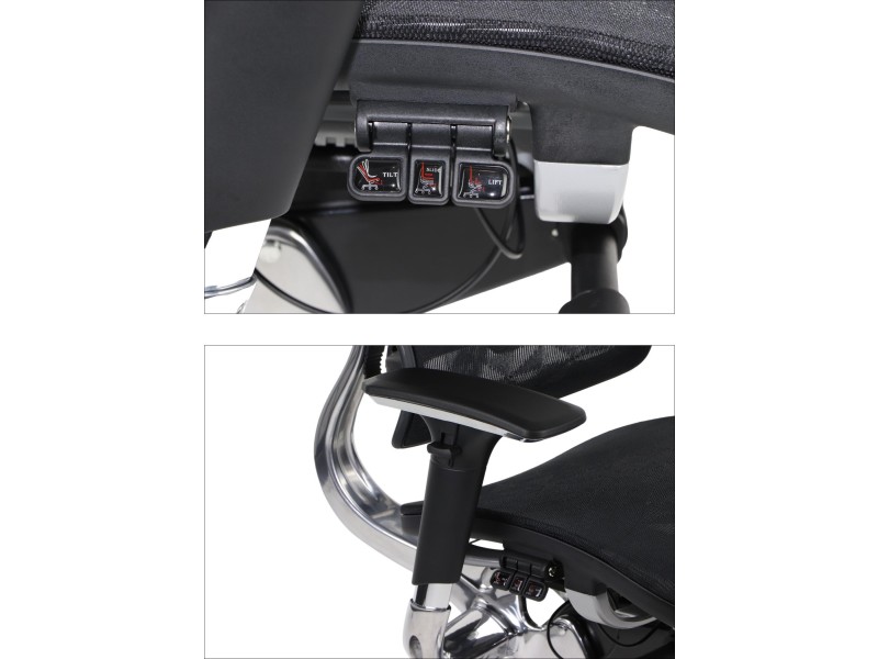 Fotel ErgoNew S8(2) siedzisko siatkowe Stema