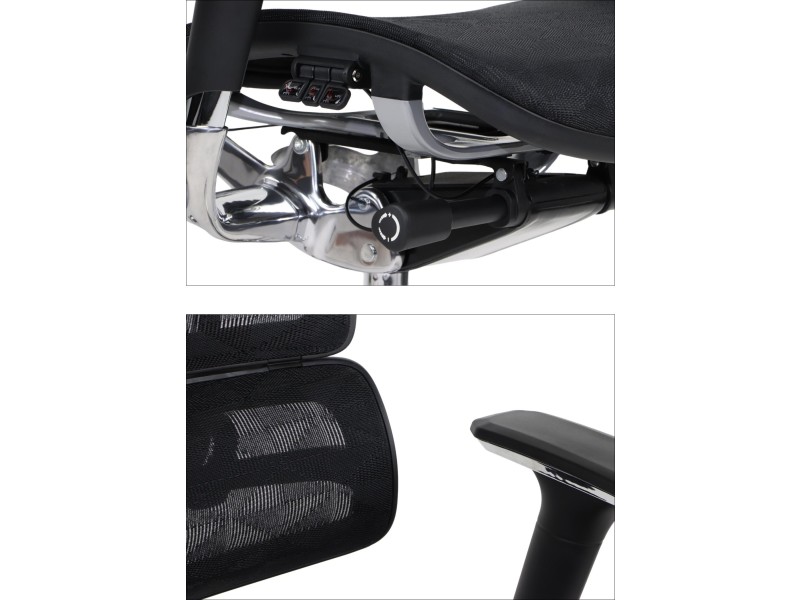 Fotel ErgoNew S8(2) siedzisko siatkowe Stema