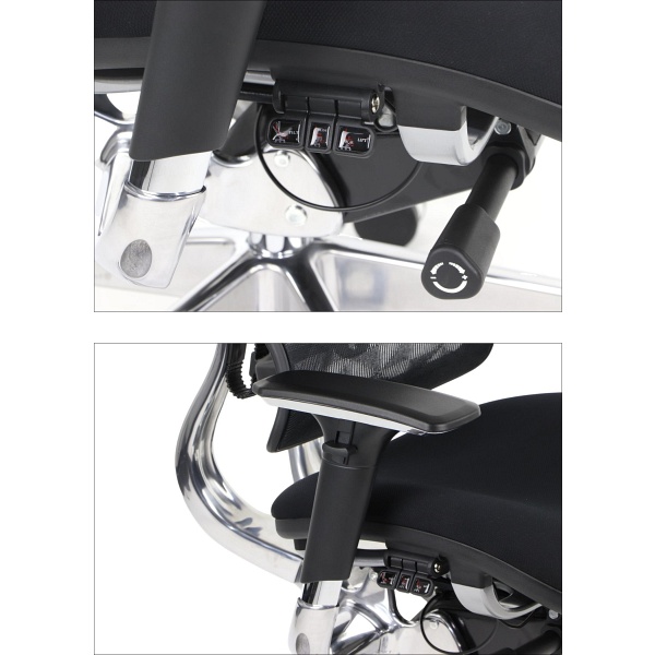 Fotel ErgoNew S8(2) siedzisko tkaninowe Stema