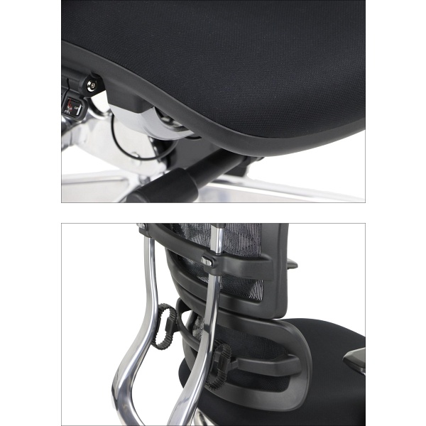 Fotel ErgoNew S8(2) siedzisko tkaninowe Stema