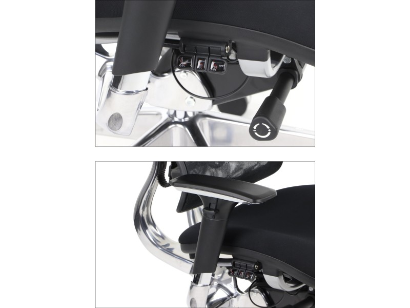 Fotel ErgoNew S8(2) siedzisko tkaninowe Stema