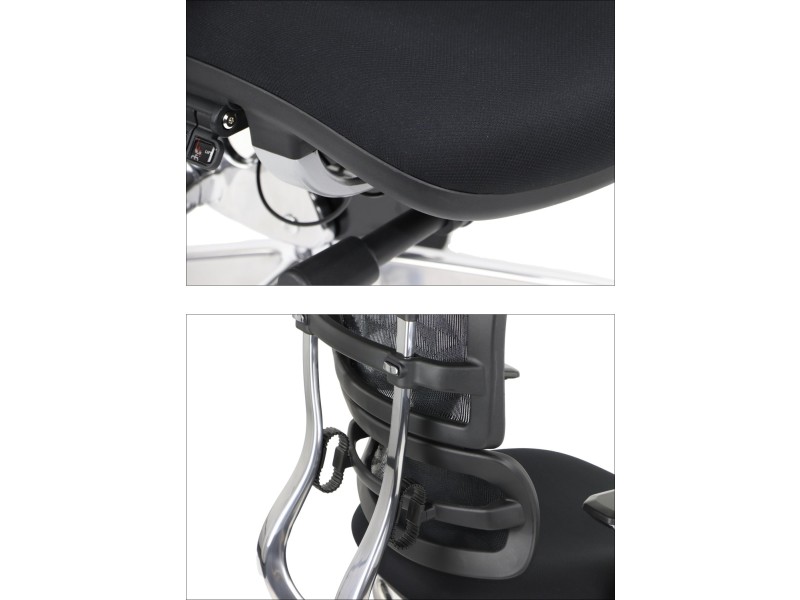 Fotel ErgoNew S8(2) siedzisko tkaninowe Stema