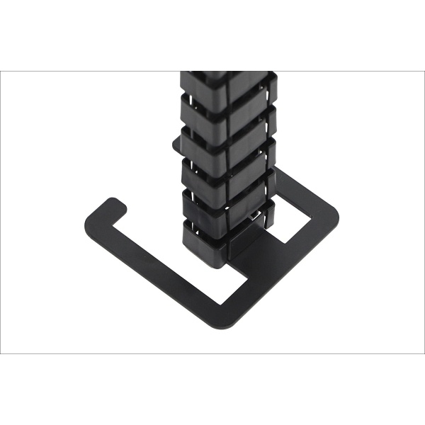 Uchwyt na komputer do biurka Pionowy kanał kablowy UT czarny Stema