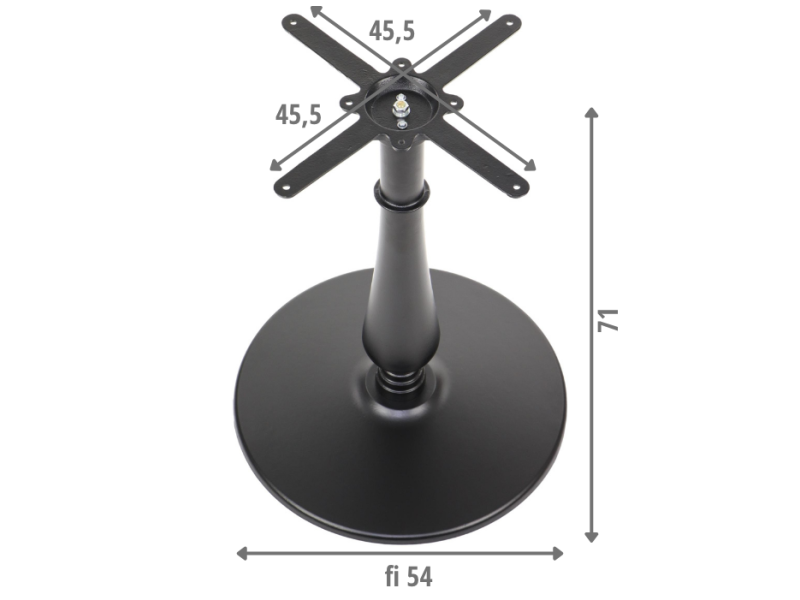 Podstawa stolika żeliwna SH-5013-10/B Stema